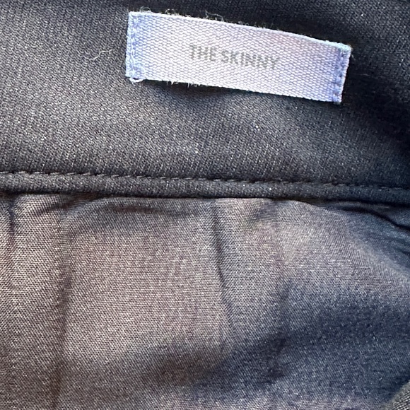 AT LOFT Curvy Skinny Pants Black size 6 - Picture 3 of 4